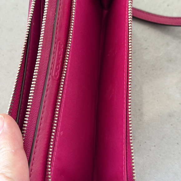 Coach Quilted Zip-Around Wallet - Pink - Picture 8 of 10